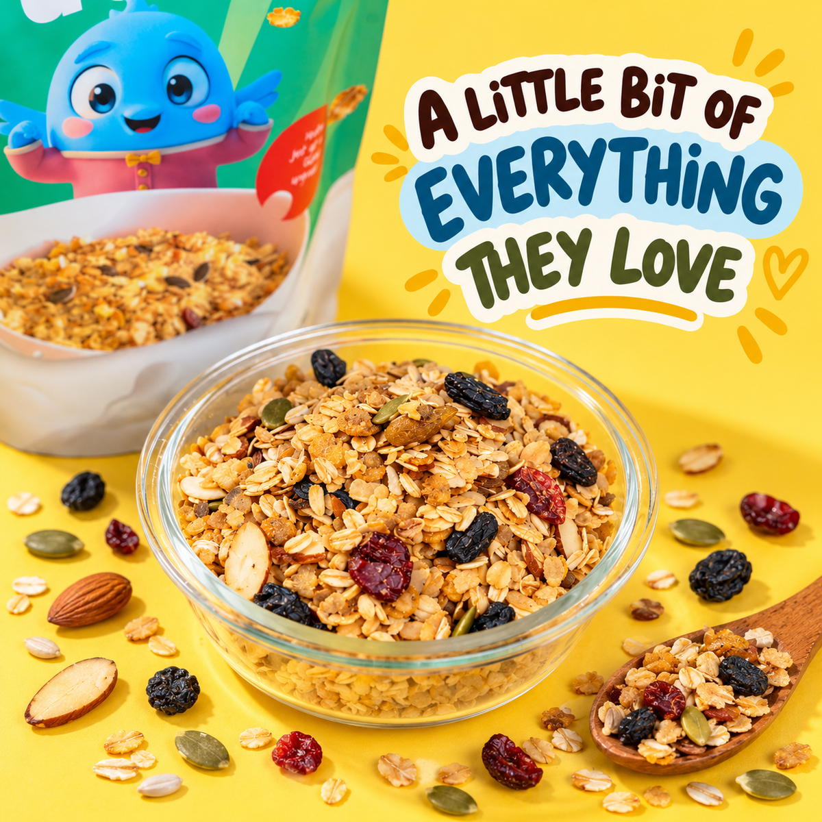 Quinoa with nuts & seeds Muesli