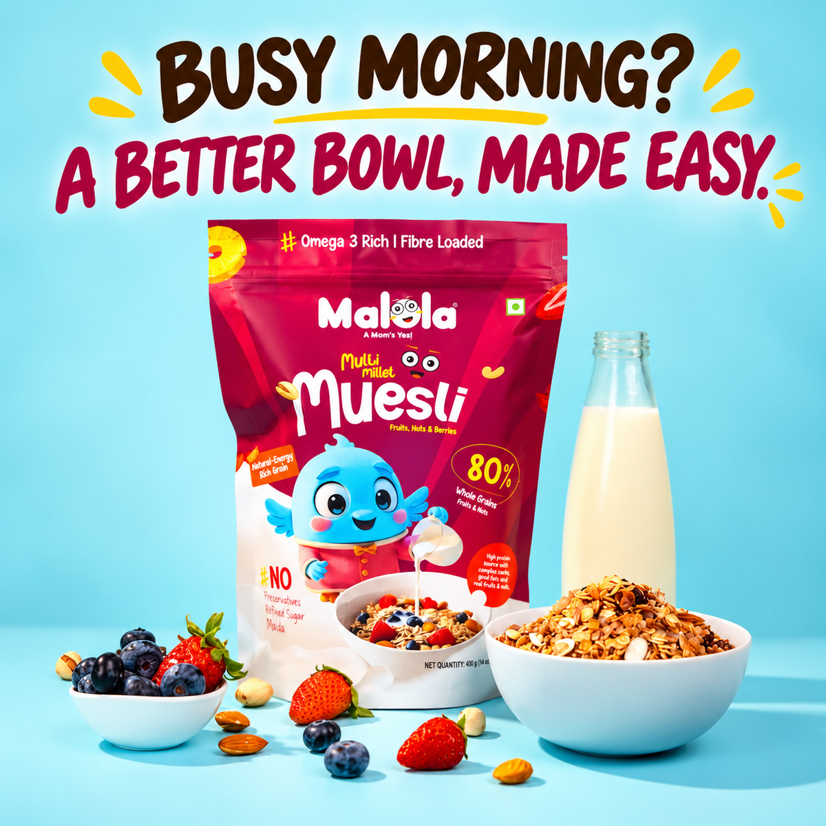 Fruits, Nuts & Berries Muesli