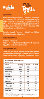 Multi Grain Balls – Cheddar Cheese 60g (Pack of 3)