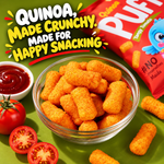 Quinoa Puffs – Tangy Tomato 60g (Pack of 3)