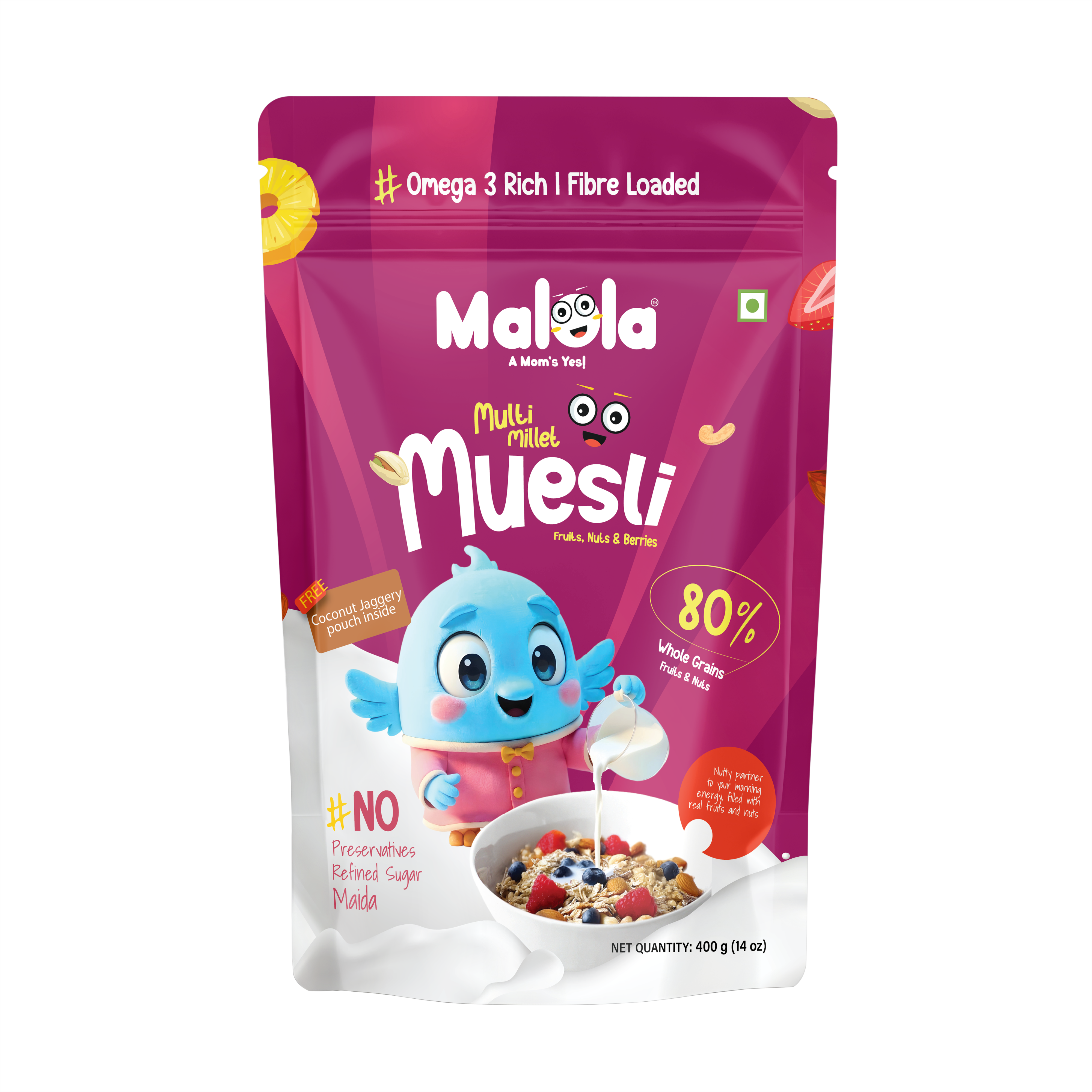 Multi Millet Muesli – Fruits, Nuts & Berries