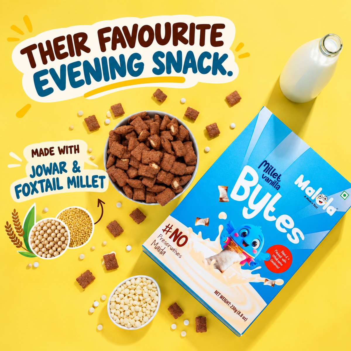 Millet Vanilla Bites