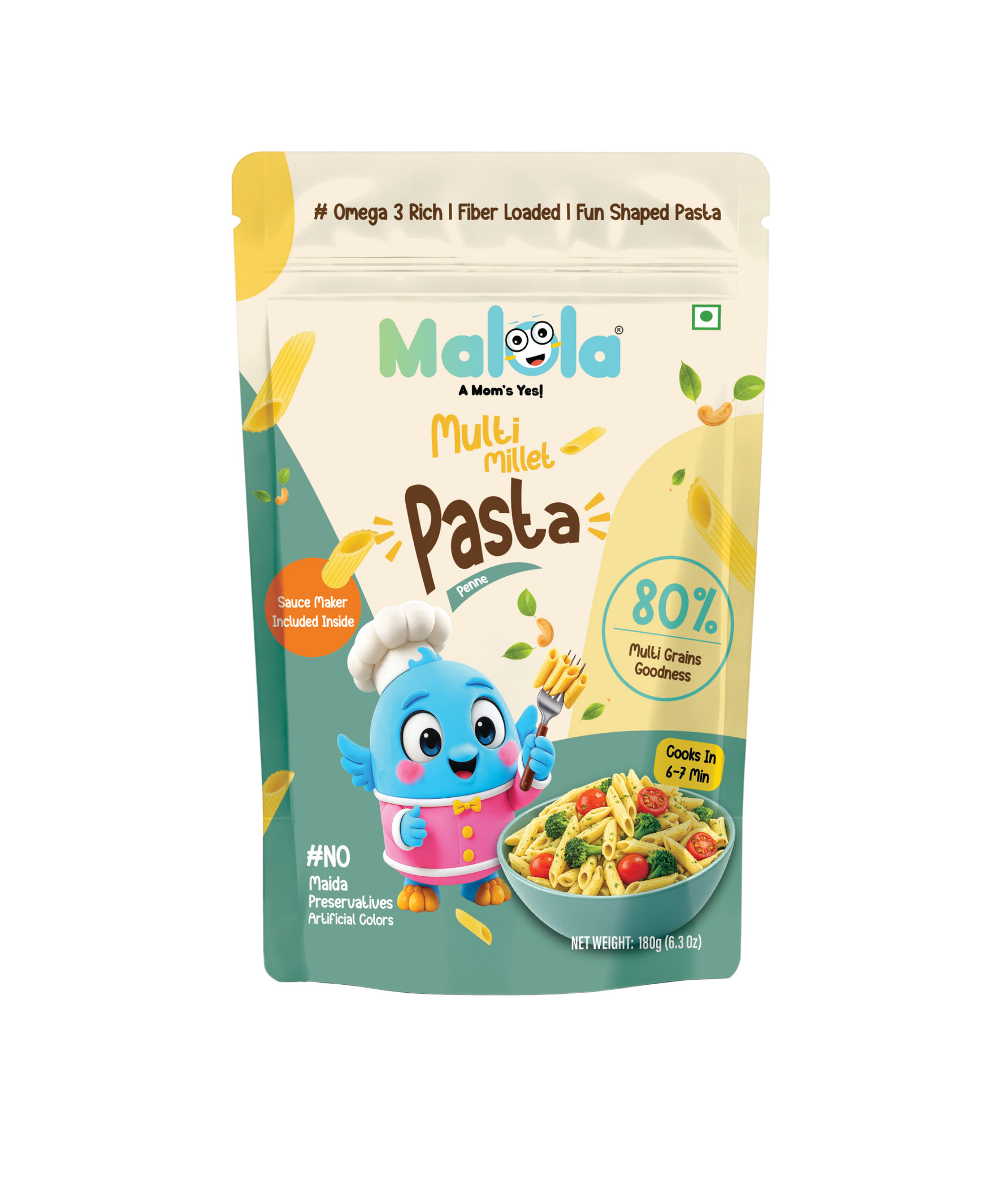 Multi Millet Pasta (Penne)