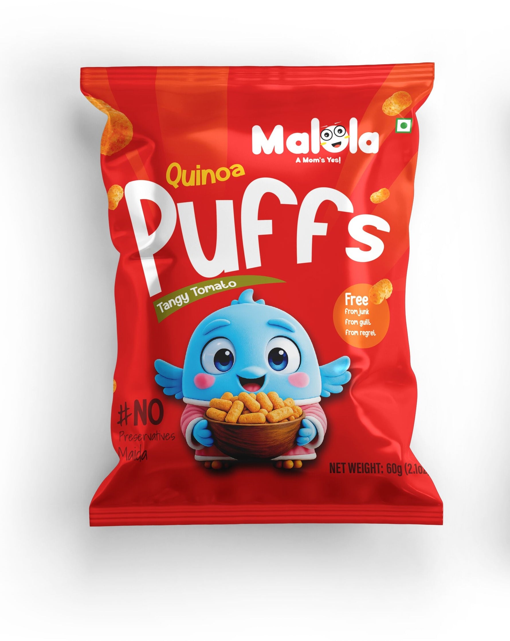 Quinoa Puffs – Tangy Tomato 60g