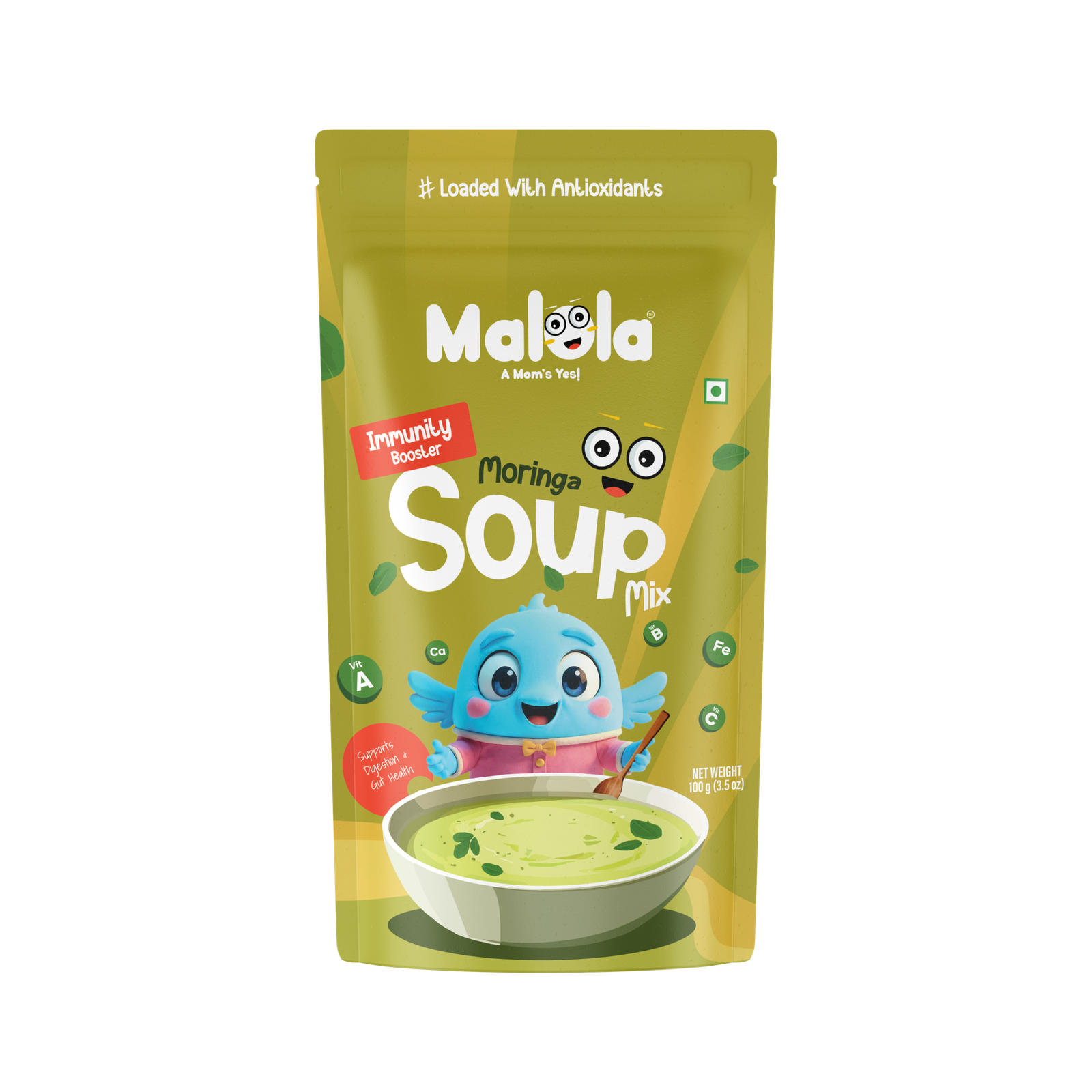 Morniga Soup Front Moringa Soup Mix - Image 1
