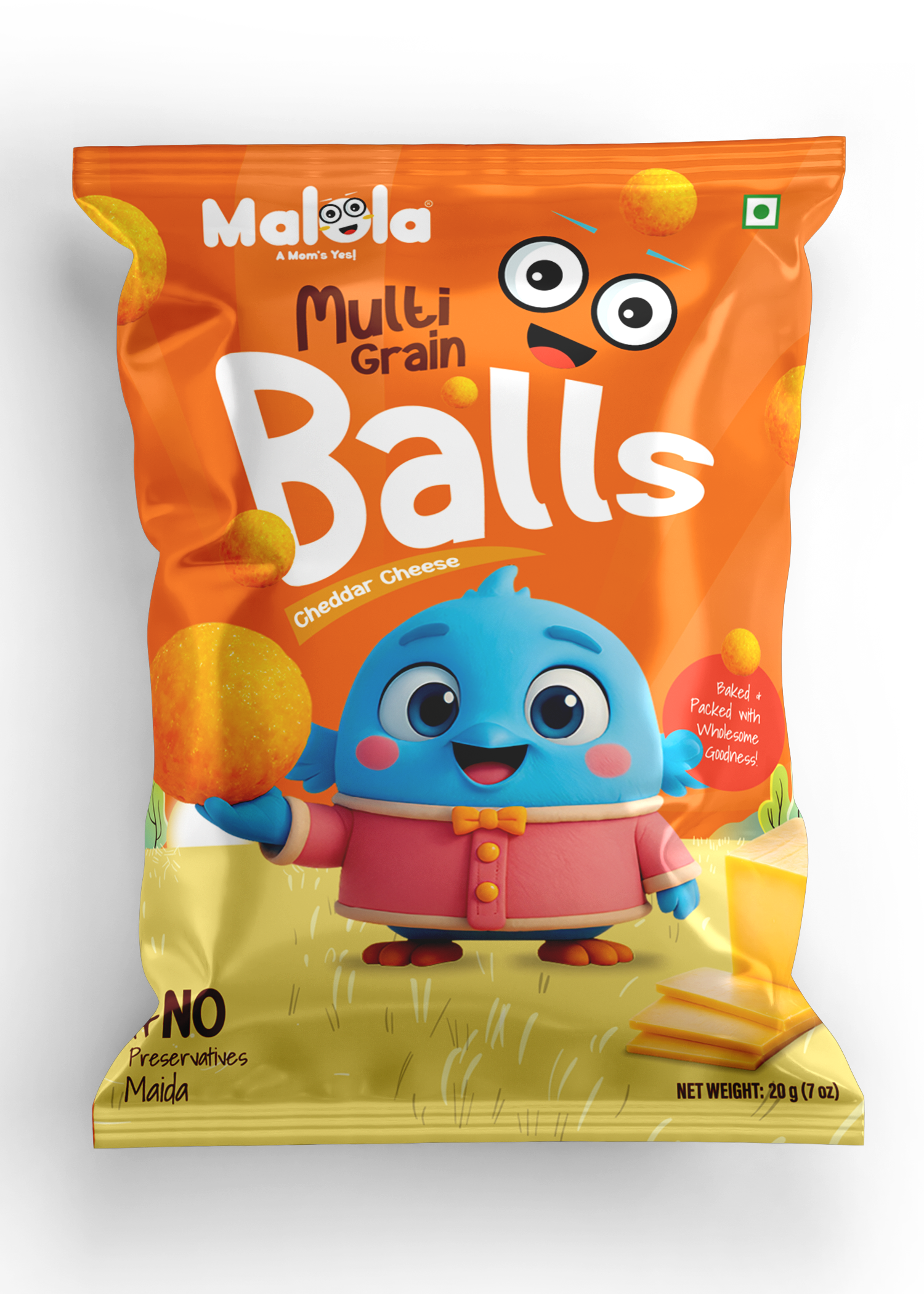 cheddar cheese balls front Multigrain Balls - Cheddar Cheese - Image 1